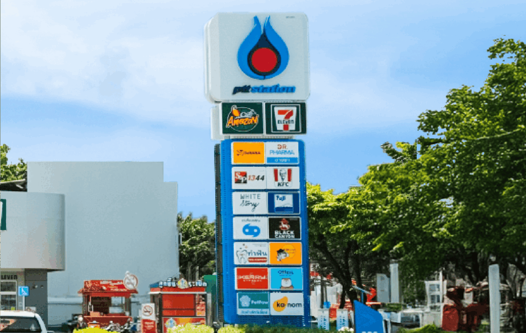 งาน Aluminium Composite ป้ายขนาดใหญ่ (Tower Sign)